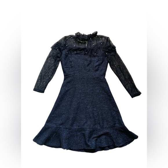 LIM Style Elegant Lace Overlay Dress - Medium - Picture 8 of 11